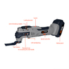 20V Cordless Electric Power Oscillating Cutter Multi Function Tool Saw