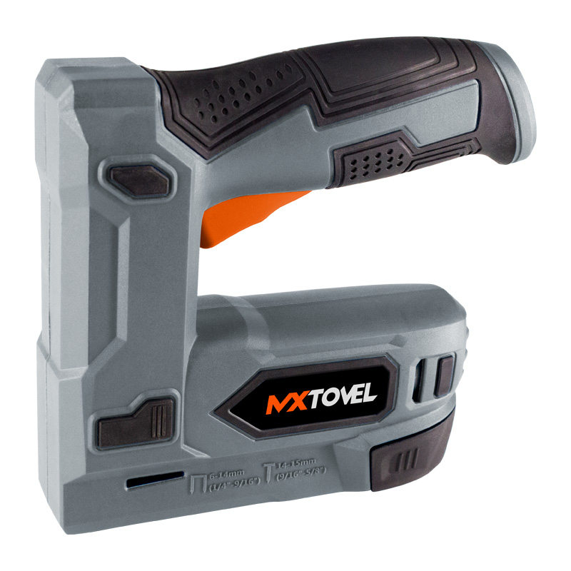 4V Li-ion Battery Cordless Tacker Staple Gun Nail Gun with USB Charger