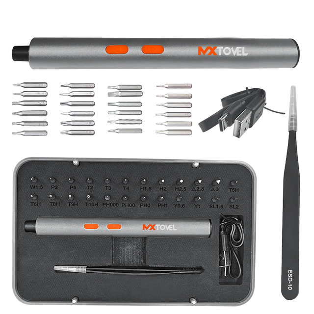 Precision Electrical Mini Cordless Power Screw Drivers Electric Screwdriver Set