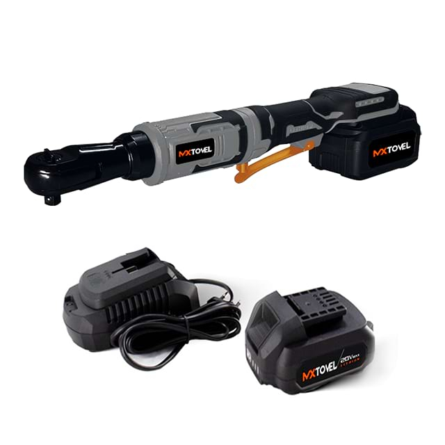 Mxtovel Cordless Ratchet Wrench 20V Battery Variable Speed Ratcheting Wrench
