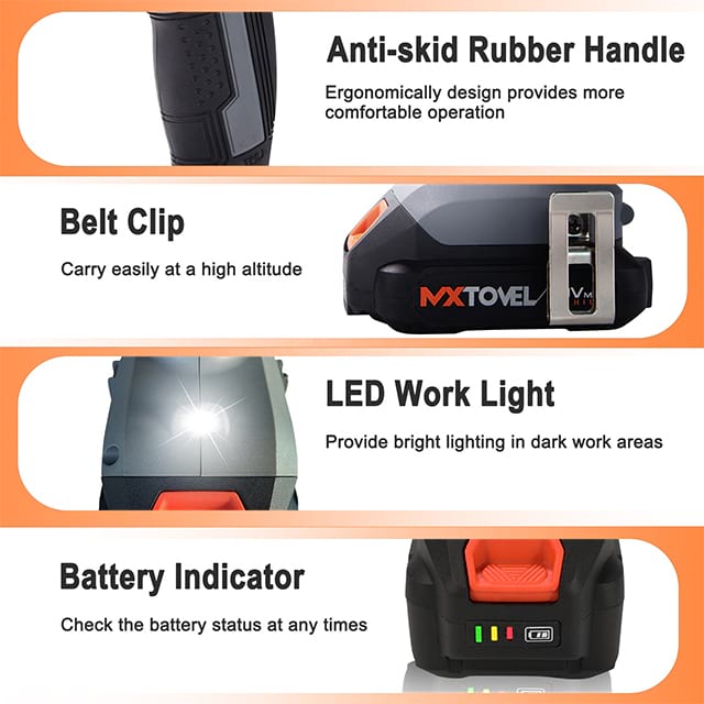 New Arrival Power Tools 20V Cordless Impact Driver Drills