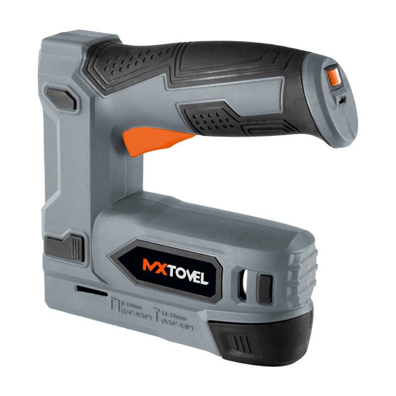 4V Li-ion Battery Cordless Tacker Staple Gun Nail Gun with USB Charger