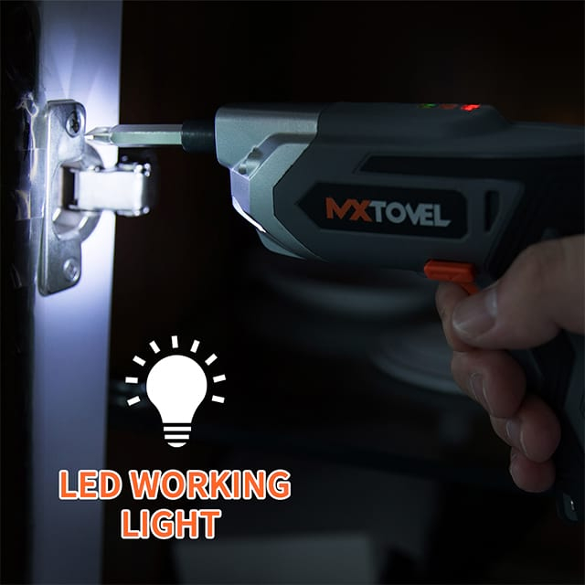 Electric Screwdriver Drill Set 3.6V LED Cordless Screw Driver