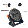 Rechargeable Cordless Fan with Lithium Battery Mini Electric Fan