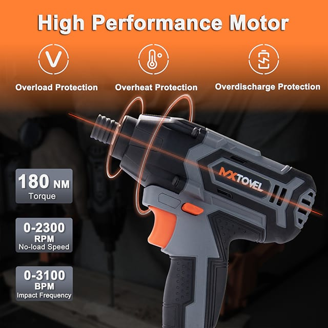 New Arrival Power Tools 20V Cordless Impact Driver Drills