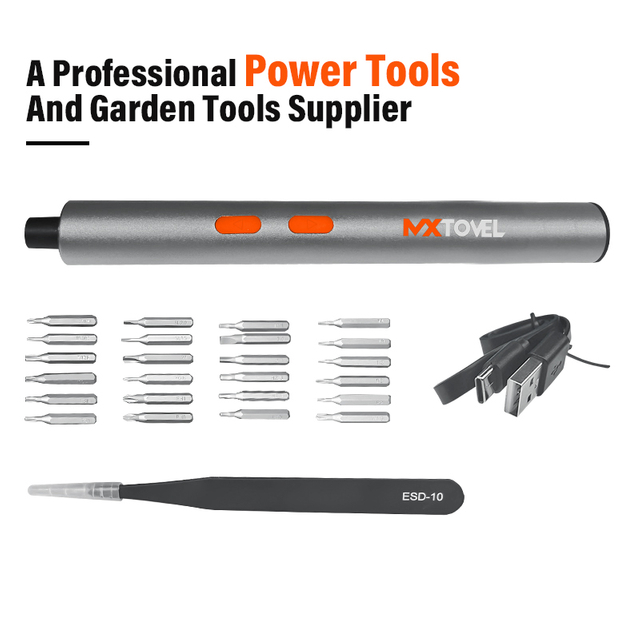 Precision Electrical Mini Cordless Power Screw Drivers Electric Screwdriver Set