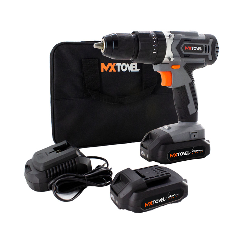20V Cordless Hammer Drill Combo Tools Kit Set with Lithium Battery