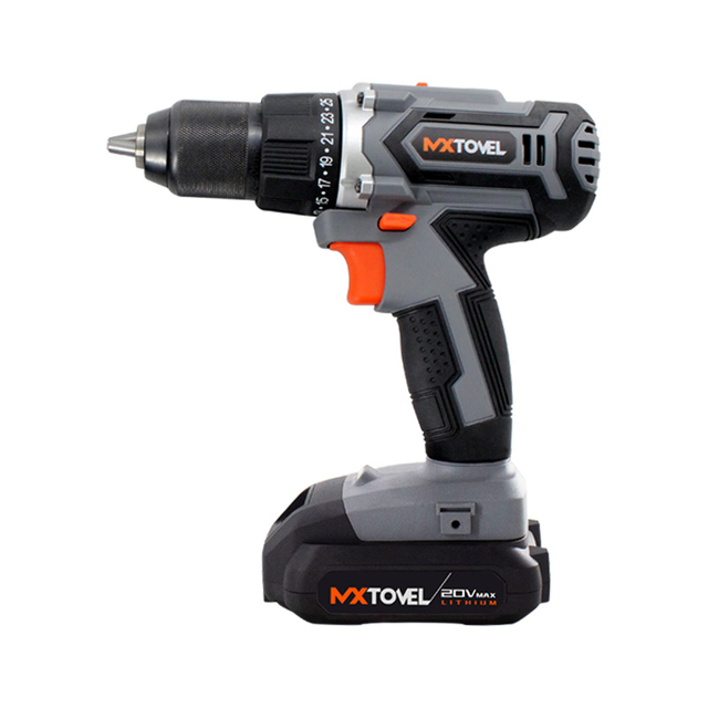 20V Various Speed Rechargeable Electric Portable Cordless Drill with LED Light