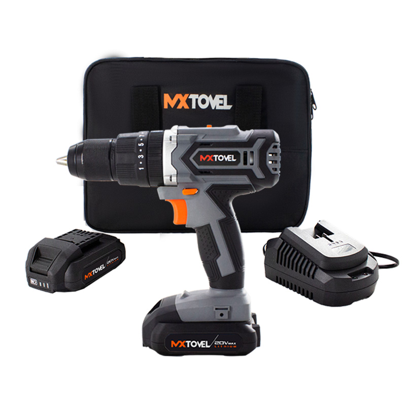 20V Cordless Hammer Drill Combo Tools Kit Set with Lithium Battery