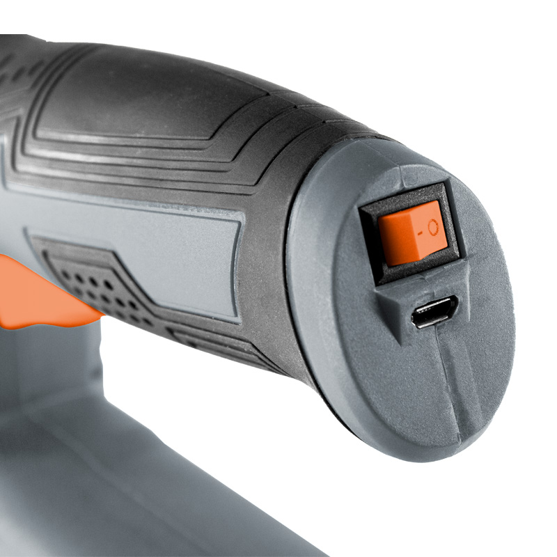 4V Li-ion Battery Cordless Tacker Staple Gun Nail Gun with USB Charger